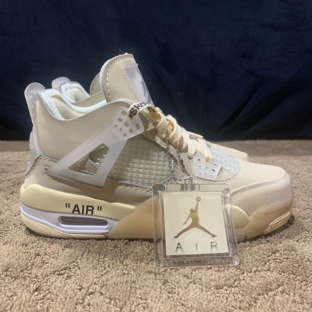 BNWT, size 5.5, off white tan Jordan 1s